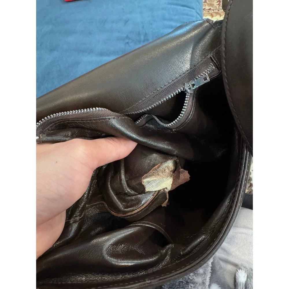 Gucci Vintage‎ Brown Leather Blondie Shoulder Bag.